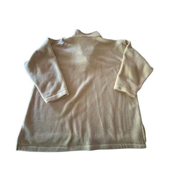 Mens Fleece Sz XL Canada Yellow Pullover 1/4 Zip Lightweight Jacket Coat - Picture 9 of 9